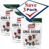 Badia Organic Whole Chia Seeds 9 oz Pack of 3